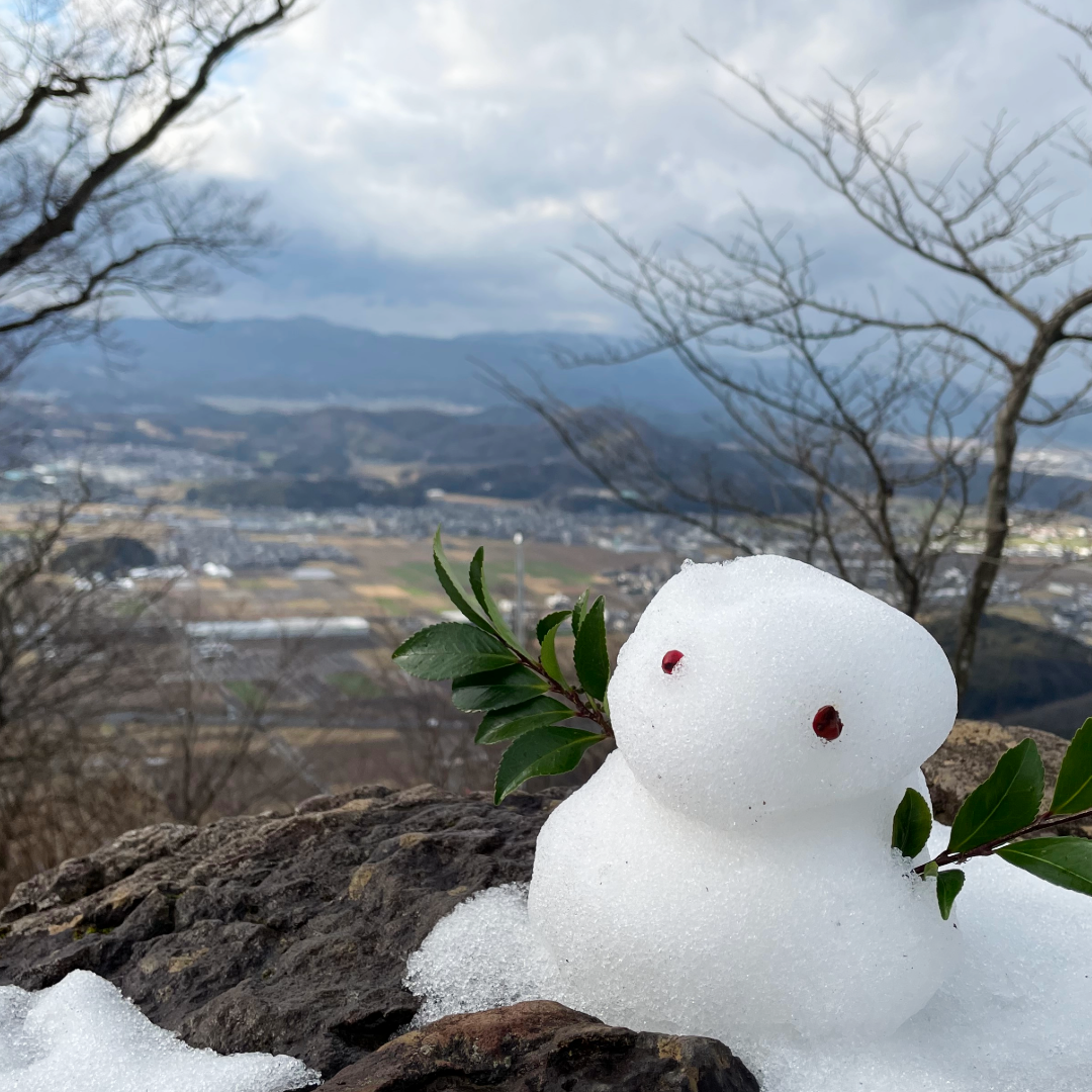 初詣に行った文殊山からの風景